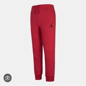 Jordan Red Hoop sweatpants youth large